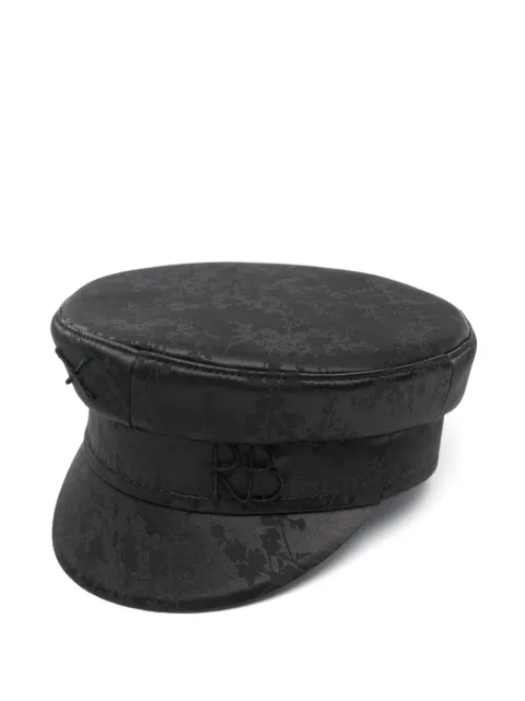 Ruslan Baginskiy sombrero con motivo floral en jacquard