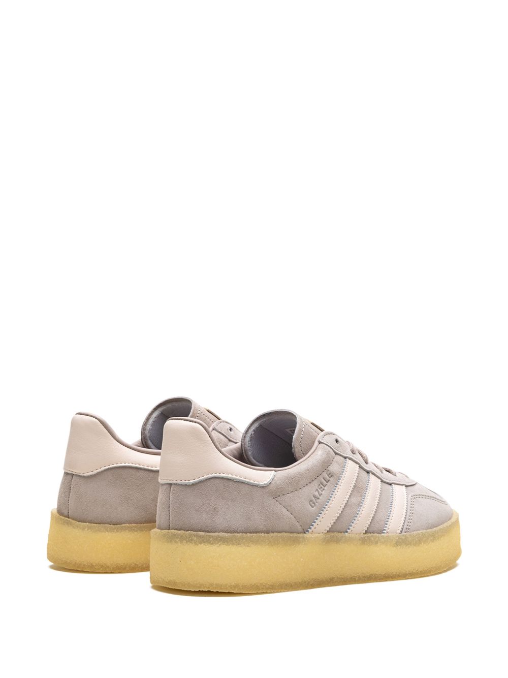 Shop Adidas Originals X Clarks 8th Street Gazelle Indoor "ronnie Fieg Molecule Exclusive" Sneakers In Grey