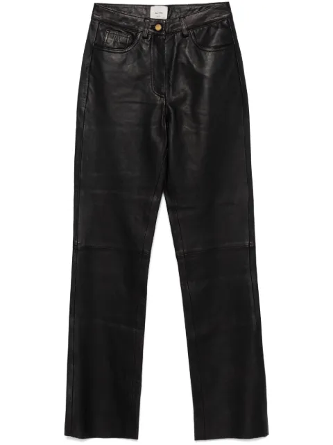 Alysi Women's Pantalone Ampio in Raso Green