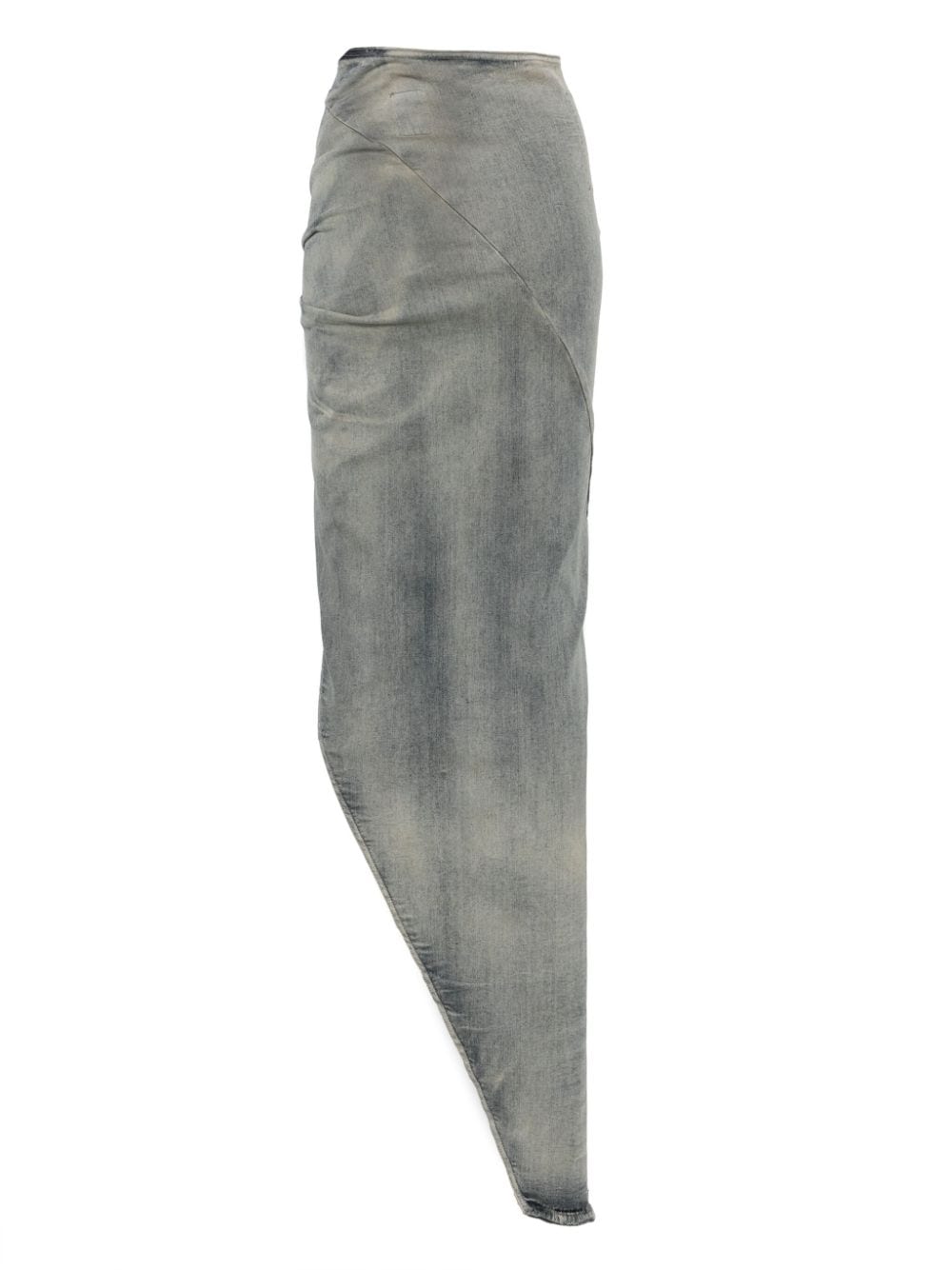 Rick Owens DRKSHDW Gedrapeerde maxi-rok - Blauw