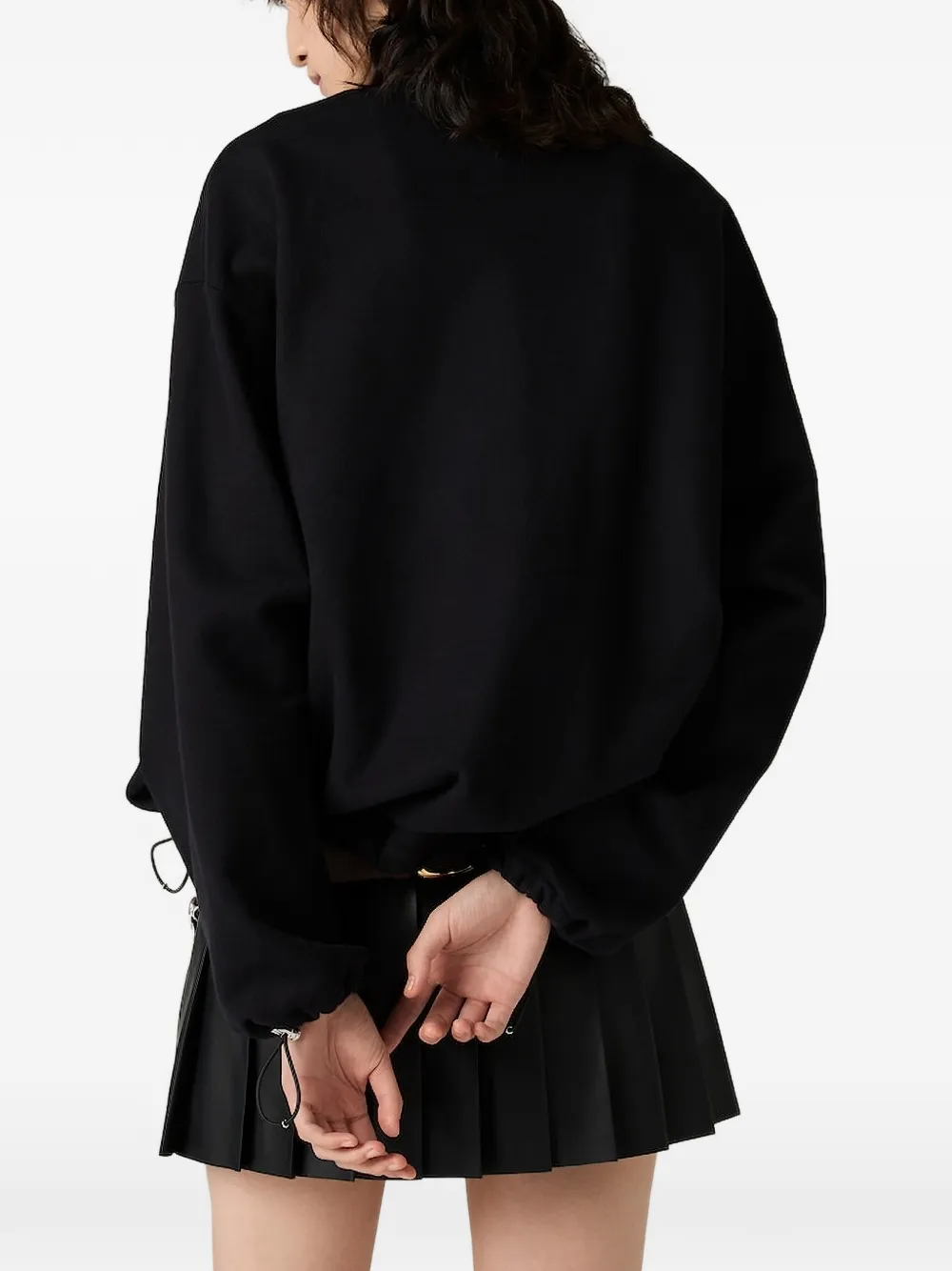 MIU MIU ヴィンテージVネック 長袖カットソー ブラック 24966000_68731542_1000.jpg