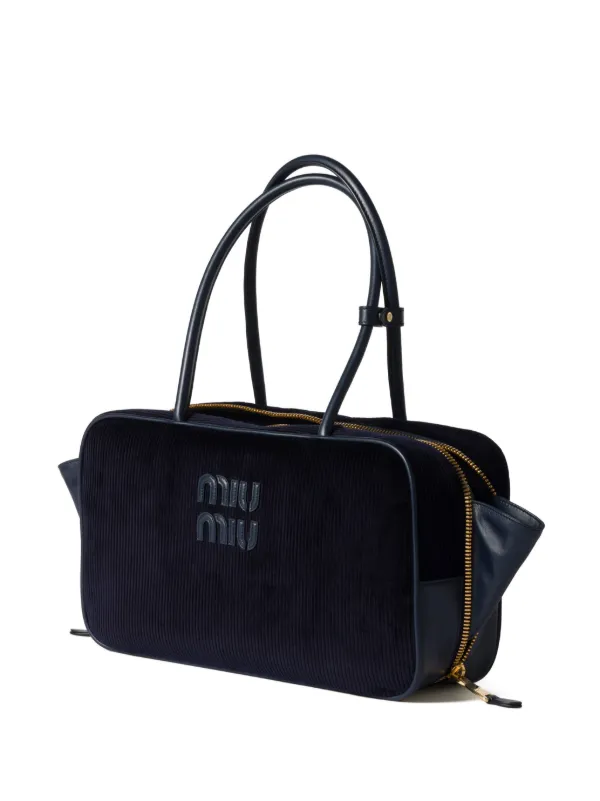 Miu Miu Beau Shoulder Bag | Black | FARFETCH