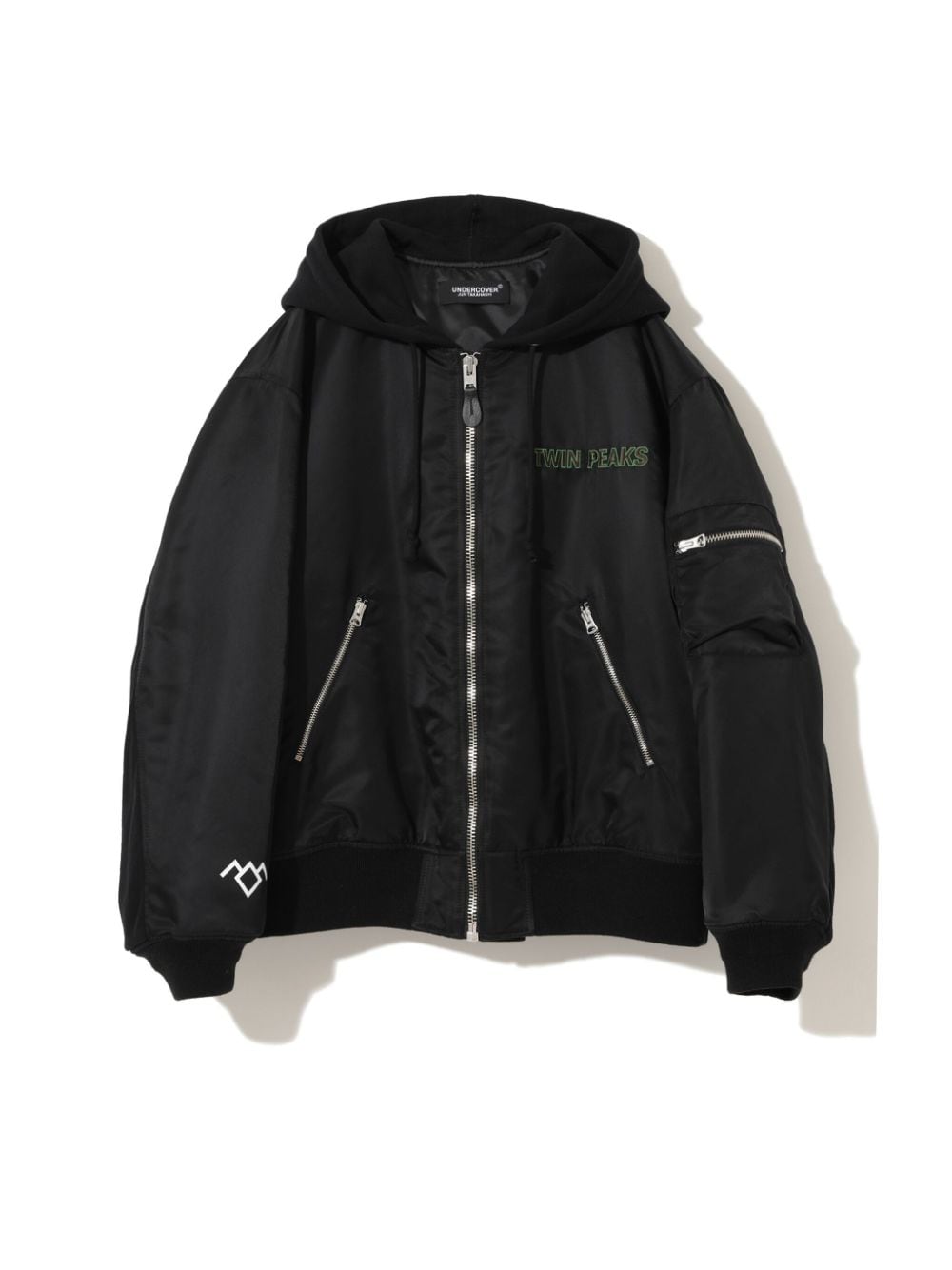 Undercover Twin Peaks Printed Jacket In Black