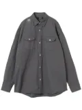 Undercover cross-print shirt - Grey