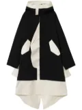 Undercover layered coat - Black