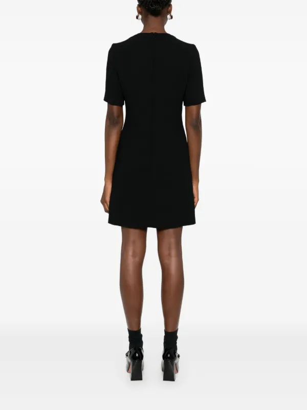 Barbara Bui Jewel Crepe Dress Black FARFETCH