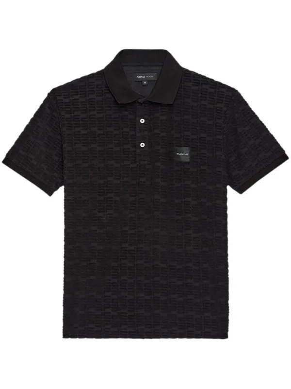 Purple Brand Monogram Polo Shirt Black FARFETCH SG