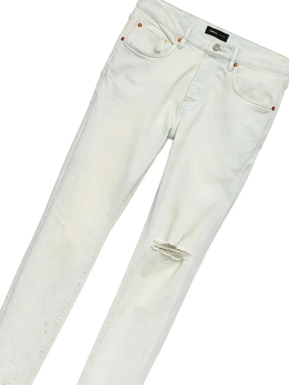 Purple Brand P001 Knee Blowout jeans Blauw
