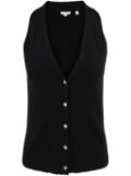 Vince knitted vest top - Black