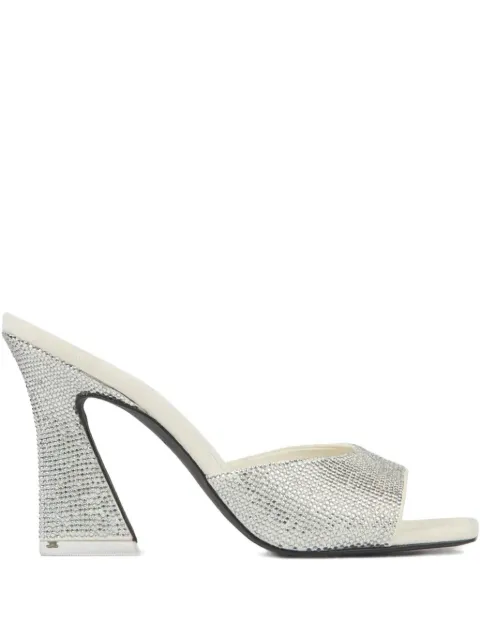 BLACK SUEDE STUDIO embellished heeled sandals