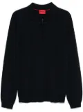HUGO zip-up polo shirt - Blue