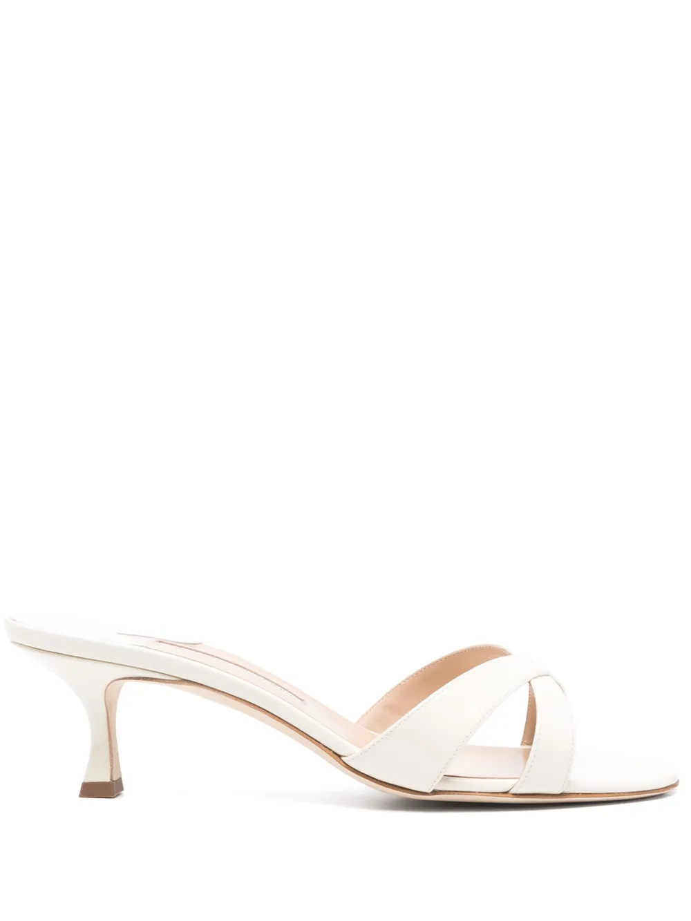 Manolo Blahnik 70mm Callamu mules Neutrals