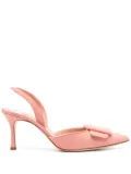 Manolo Blahnik 90m May slingback pumps - Pink