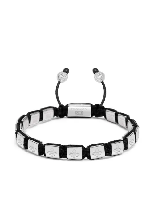 Bracelet de perles à détails gravés - Nialaya Jewelry - Modalova