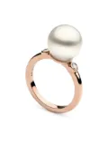 AUTORE MODA 9kt rose gold Allegra South Sea Pearl ring - Pink