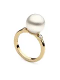 AUTORE MODA 9kt yellow gold Allegra South Sea Pearl ring