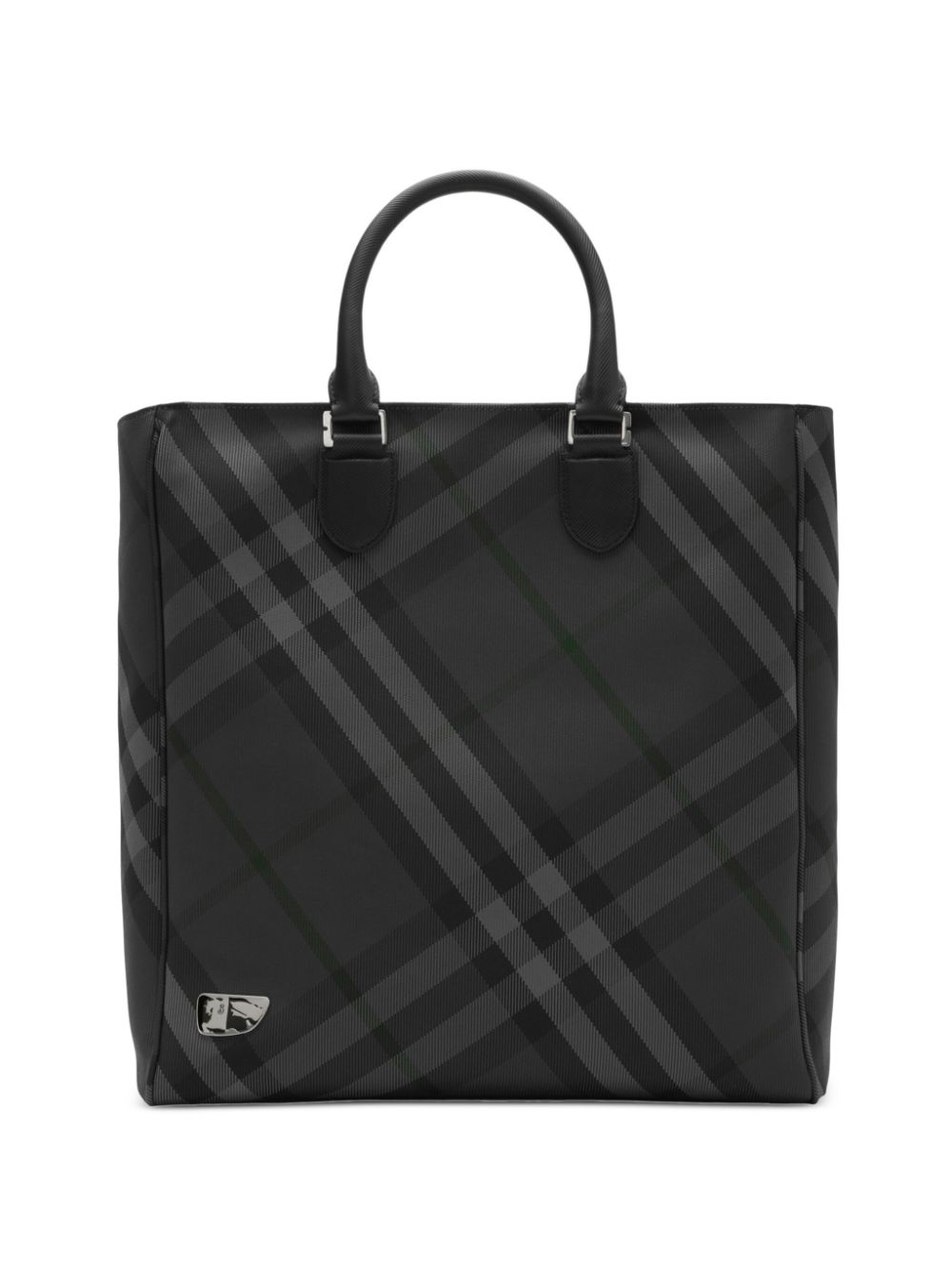 Grid tote bag