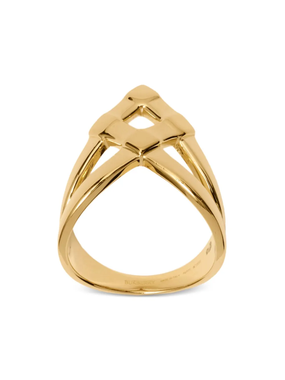 Burberry anillo Check Point | dorado | Image 1