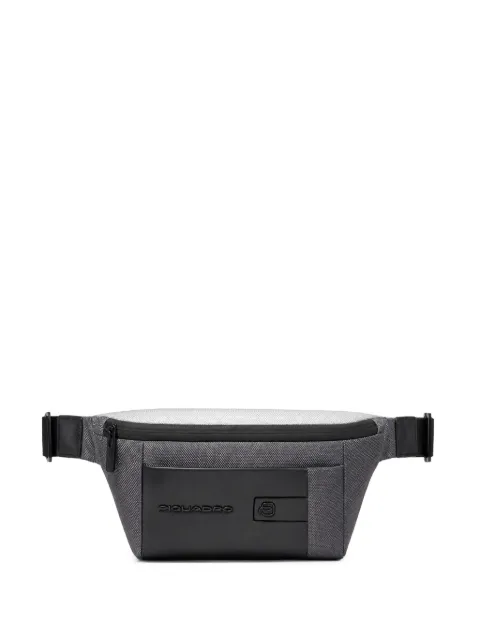 PIQUADRO logo-plaque belt bag