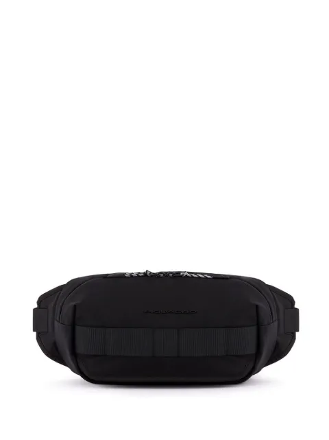 PIQUADRO logo-plaque belt bag