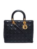 Christian Dior Pre-Owned large Lady Dior two-way bag - Black