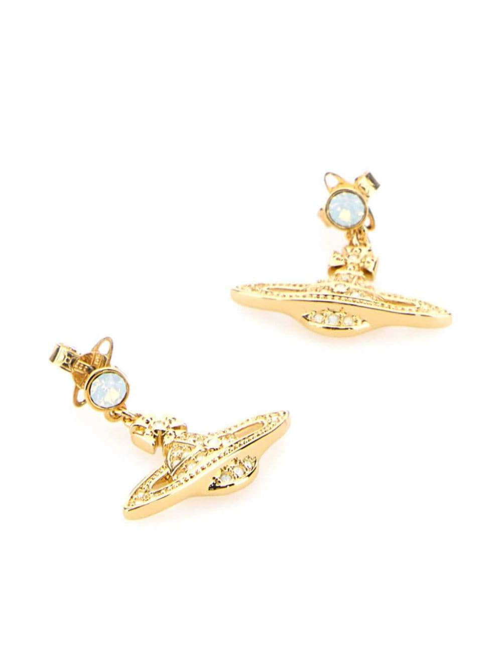 Vivienne Westwood Mini Bas Relief earrings - Goud