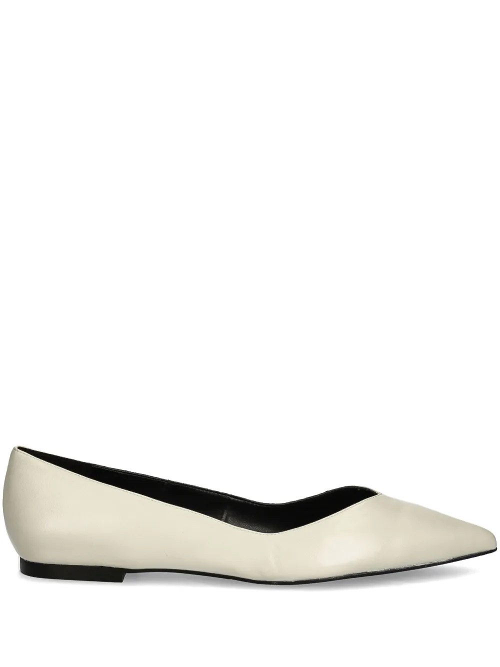 HUGO pointed-toe ballet flats | Neutrals | Image 1