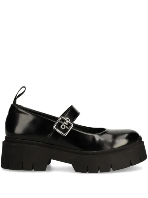 HUGO round-toe buckled brogues