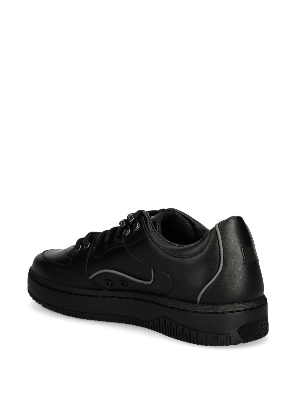HUGO faux-leather sneakers Black