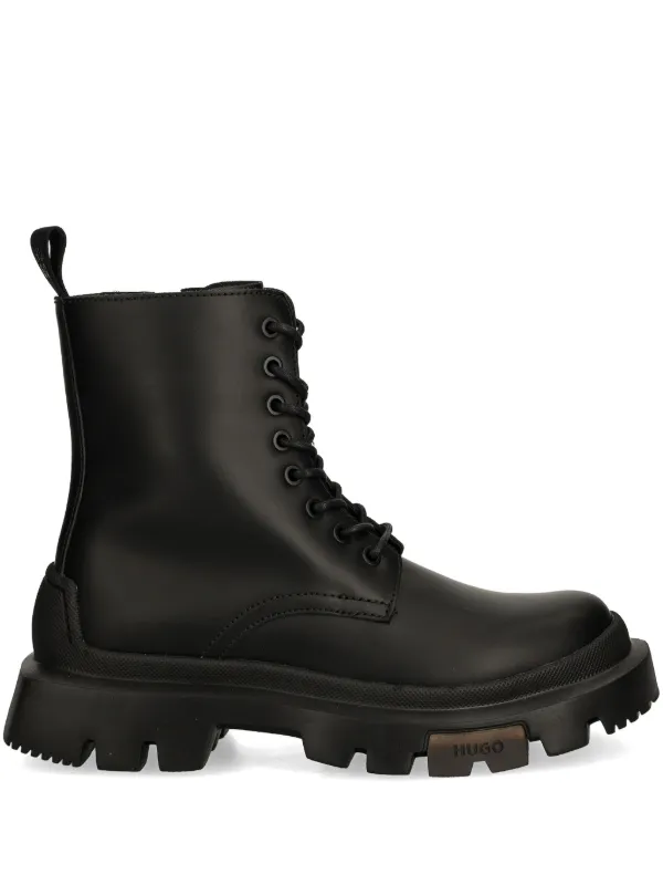 HUGO Fabyan Ankle Boots Black FARFETCH CA