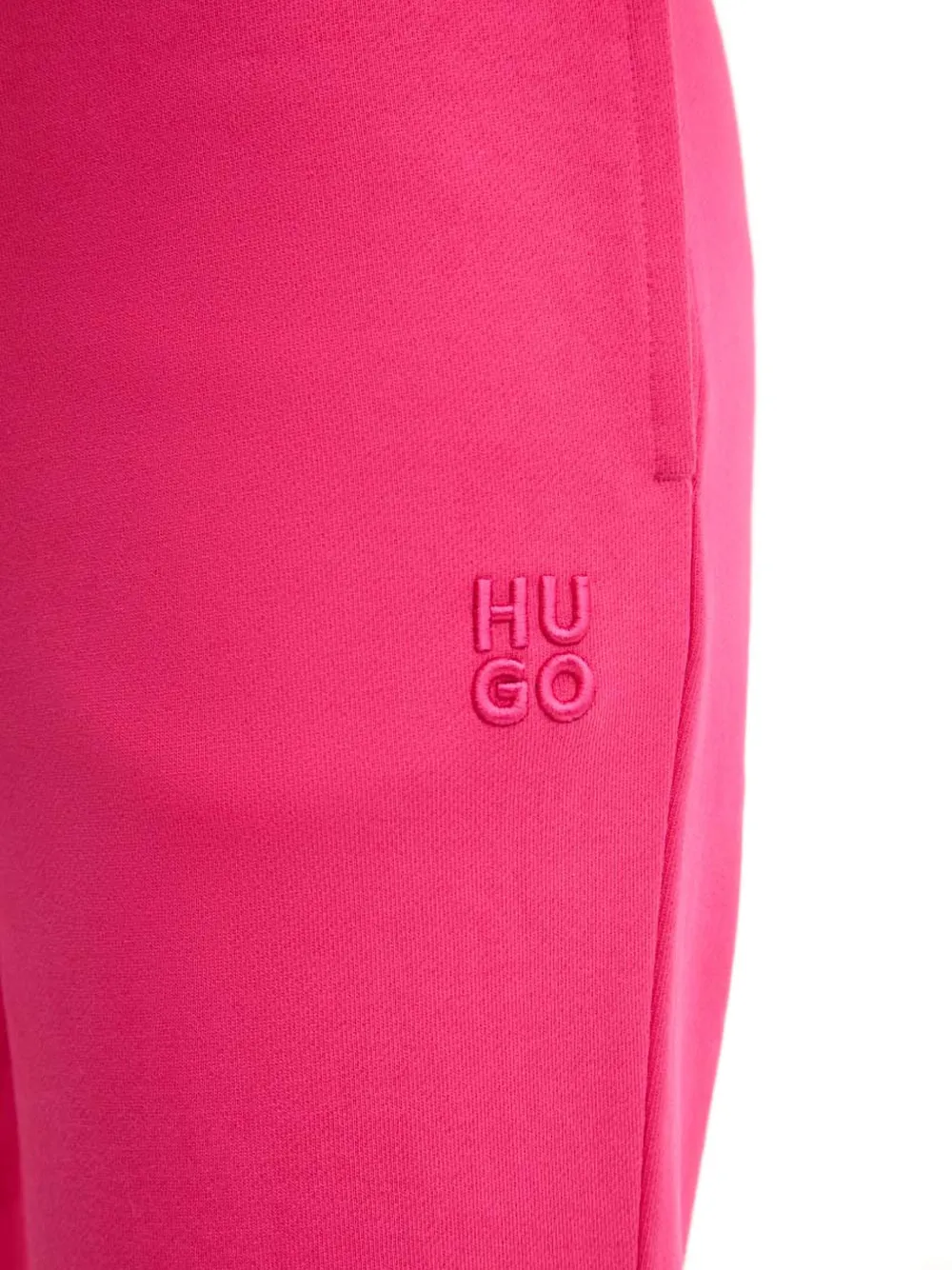 HUGO Broek met logodetail Roze