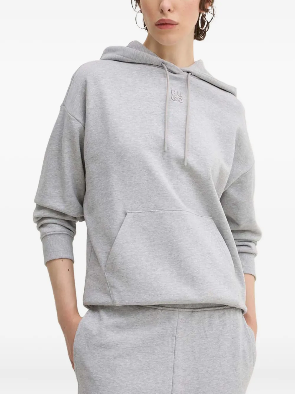 HUGO drawstring hooded sweatshirt | gris | Image 1