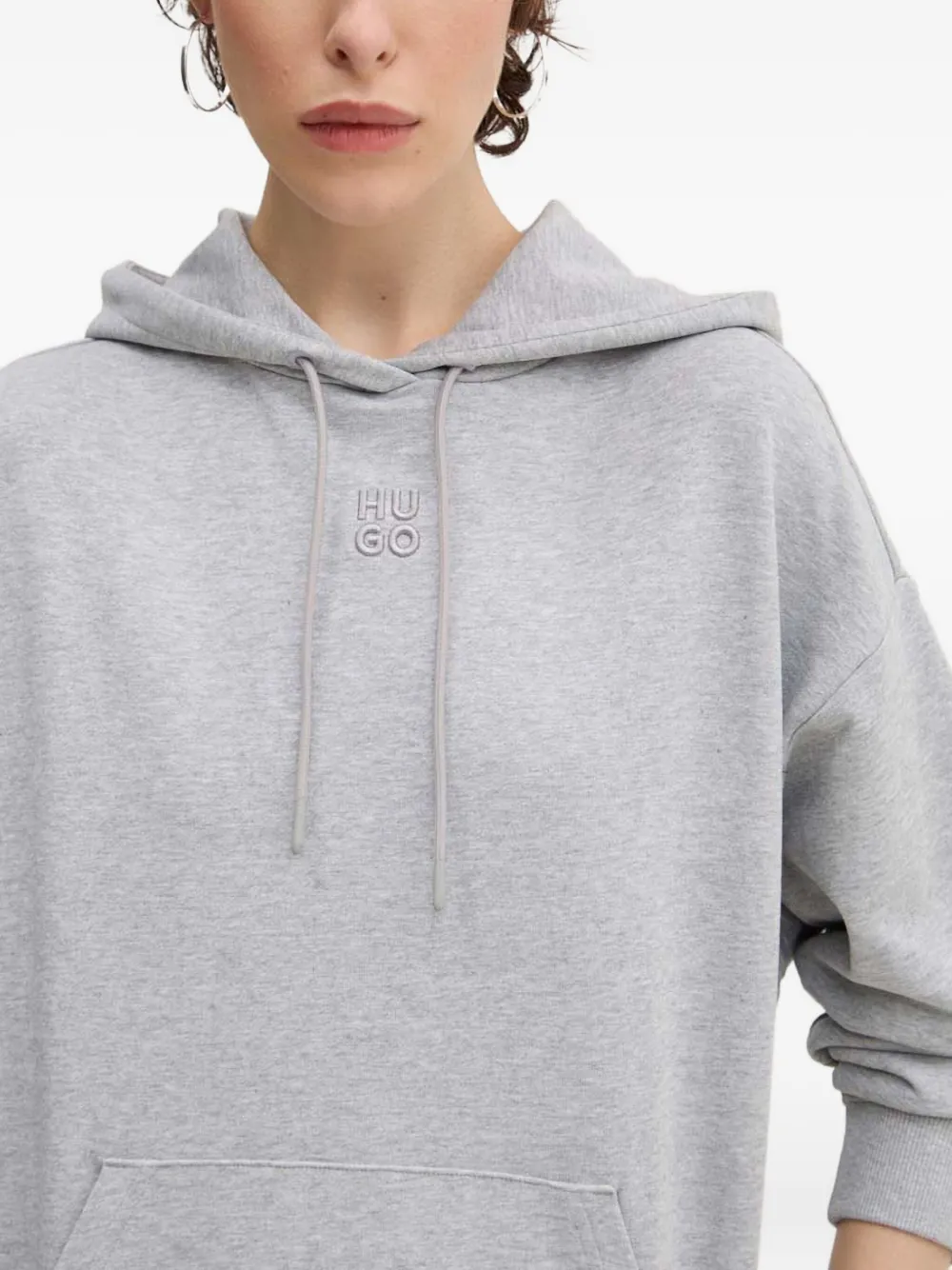 HUGO Sweater met capuchon Grijs