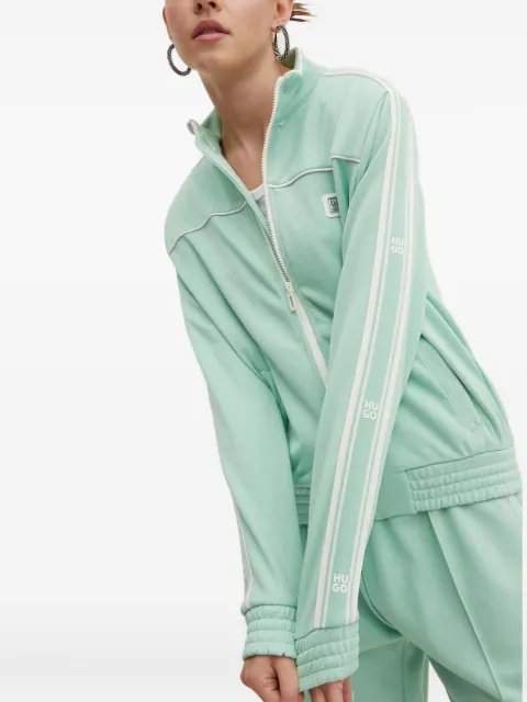 HUGO stripe zip sweatshirt