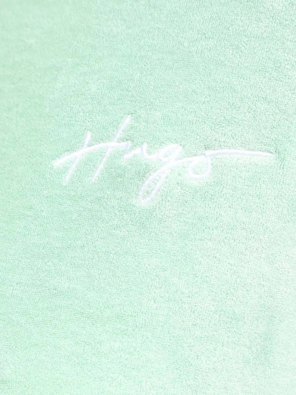 HUGO Top met capuchon en lange mouwen Groen