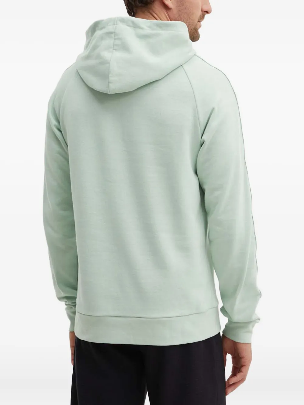 Hugo Boss Logo Hooded Sweatshirt In Green