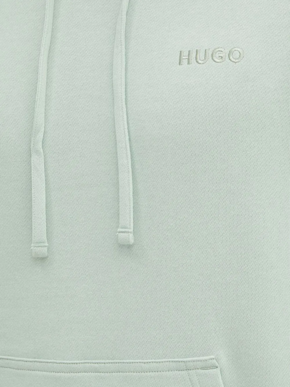 Hugo Boss Logo Hooded Sweatshirt In Green