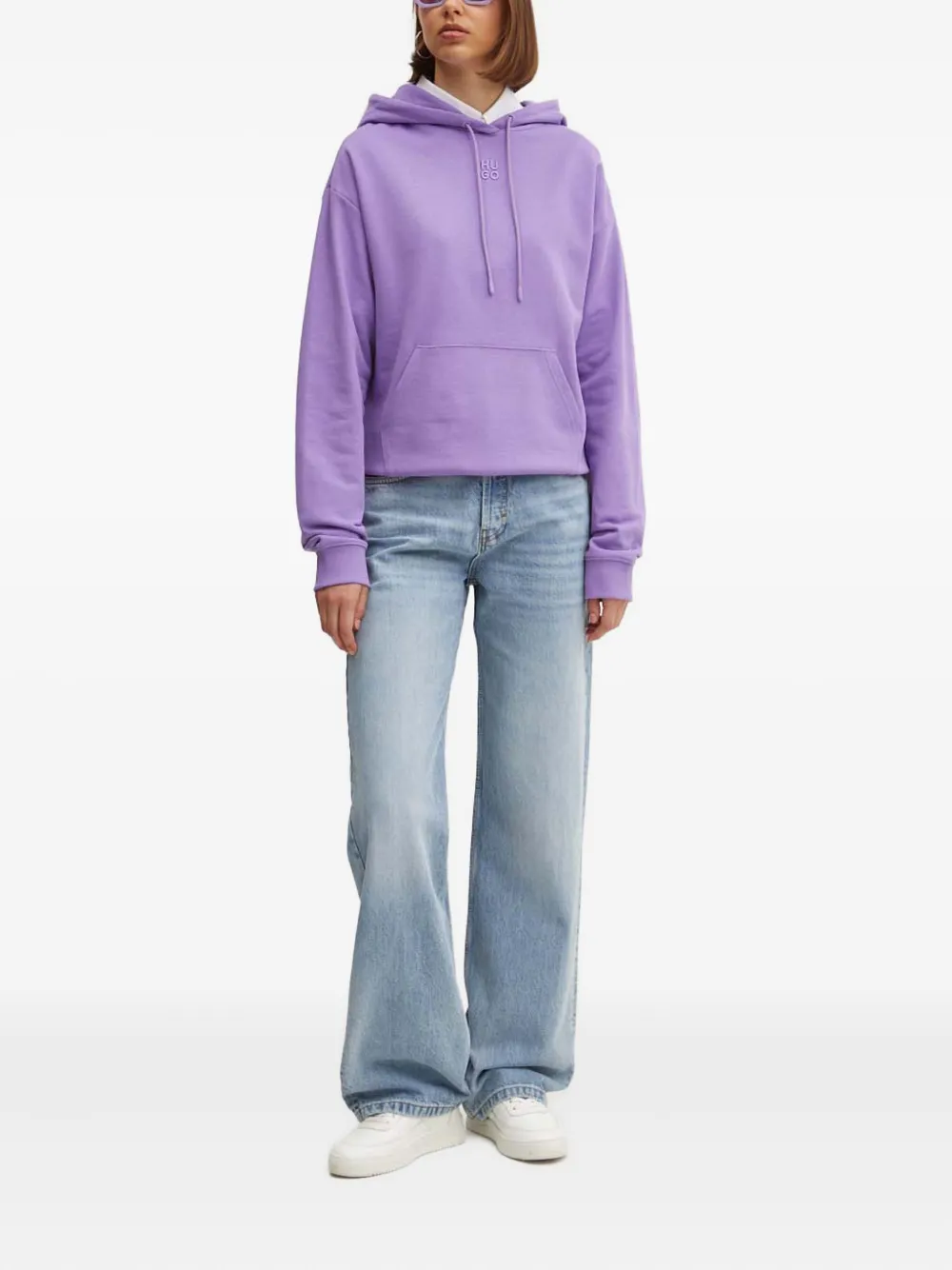 HUGO sudadera con bordado y capucha | Hoodies | Image 2