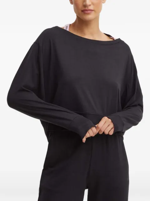 HUGO long-sleeve boat-neck sweatshirt