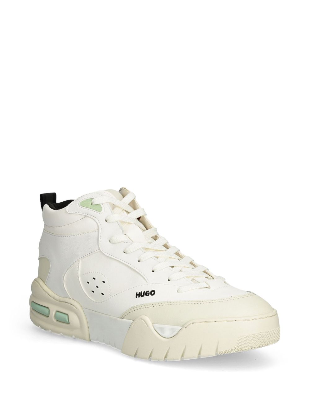 HUGO panelled sneakers - Wit