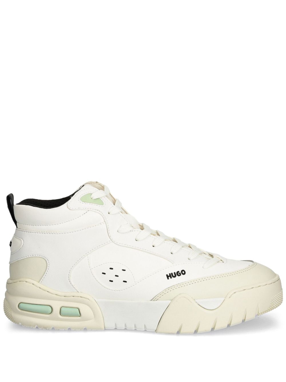 HUGO Sneakers met vlakken Wit