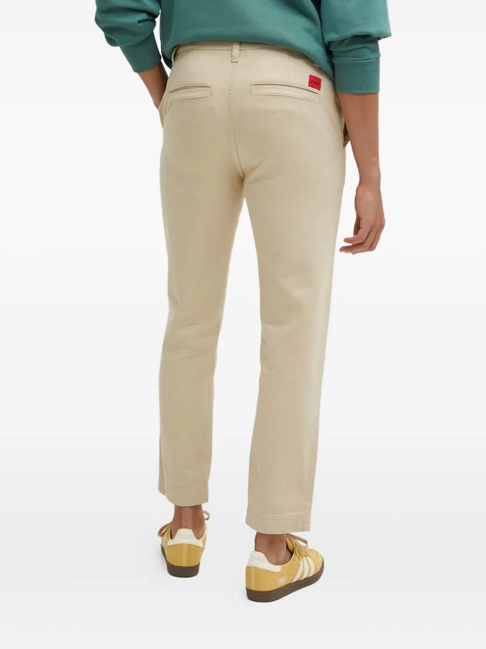 HUGO Broek met achterzak Beige
