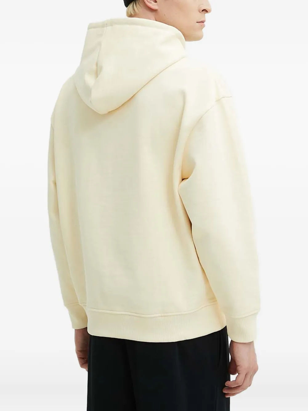 HUGO Hoodie met trekkoord Beige