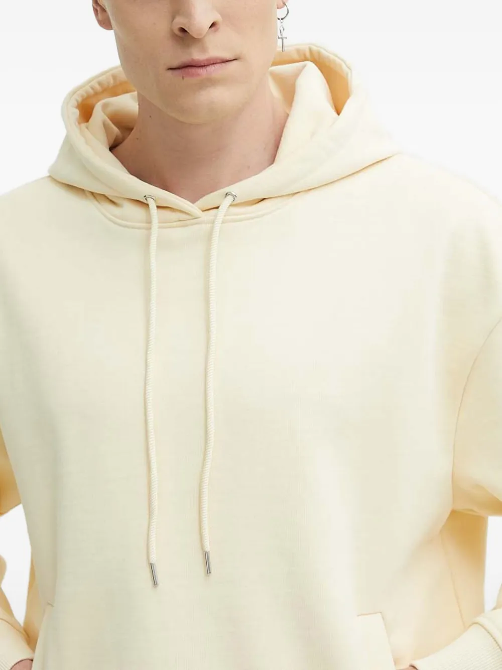 HUGO Hoodie met trekkoord Beige