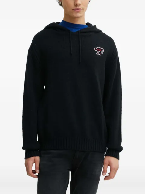 HUGO appliqué hooded sweater