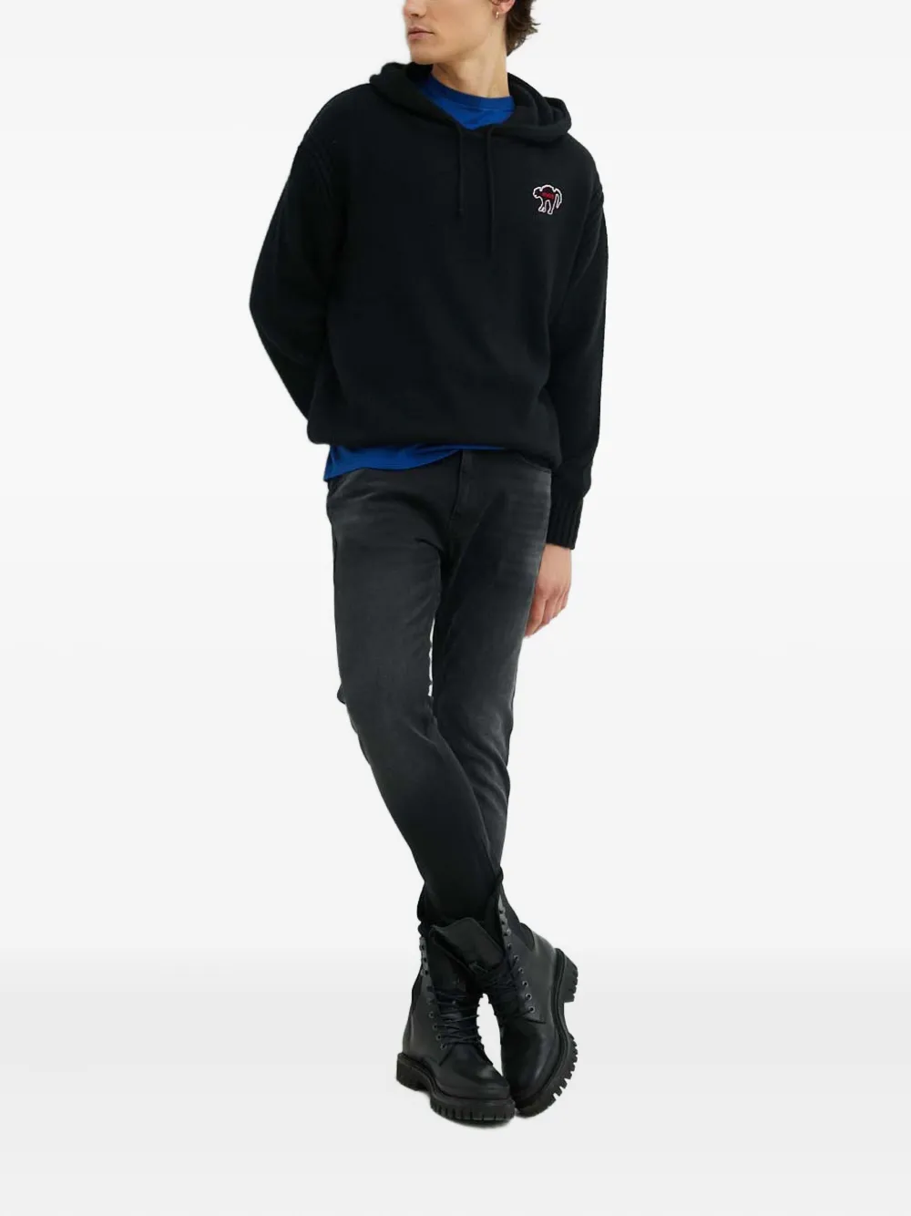 HUGO appliqué hooded sweater | Hoodies | Image 2