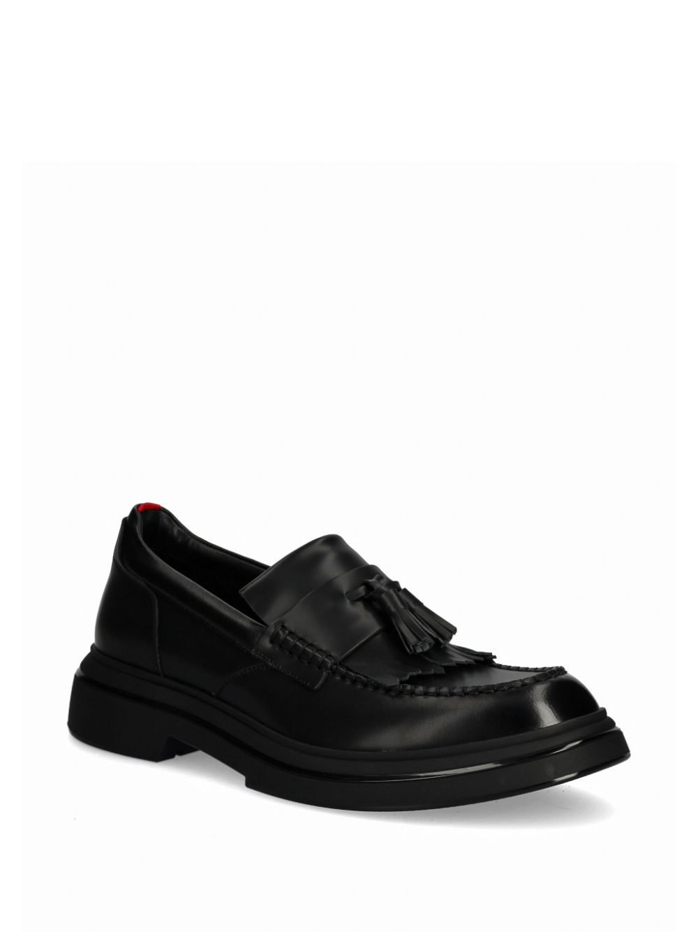 HUGO tassel-detail loafers - Zwart