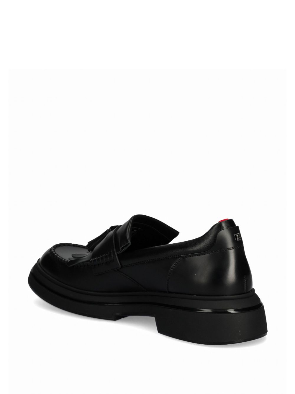 HUGO Loafers met kwastjes Zwart