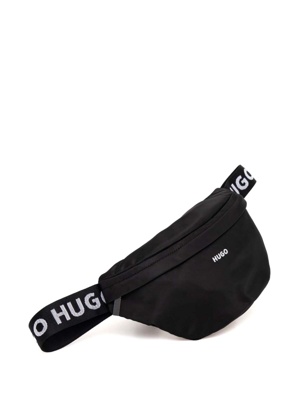 HUGO logo-lettering belt bag - Black