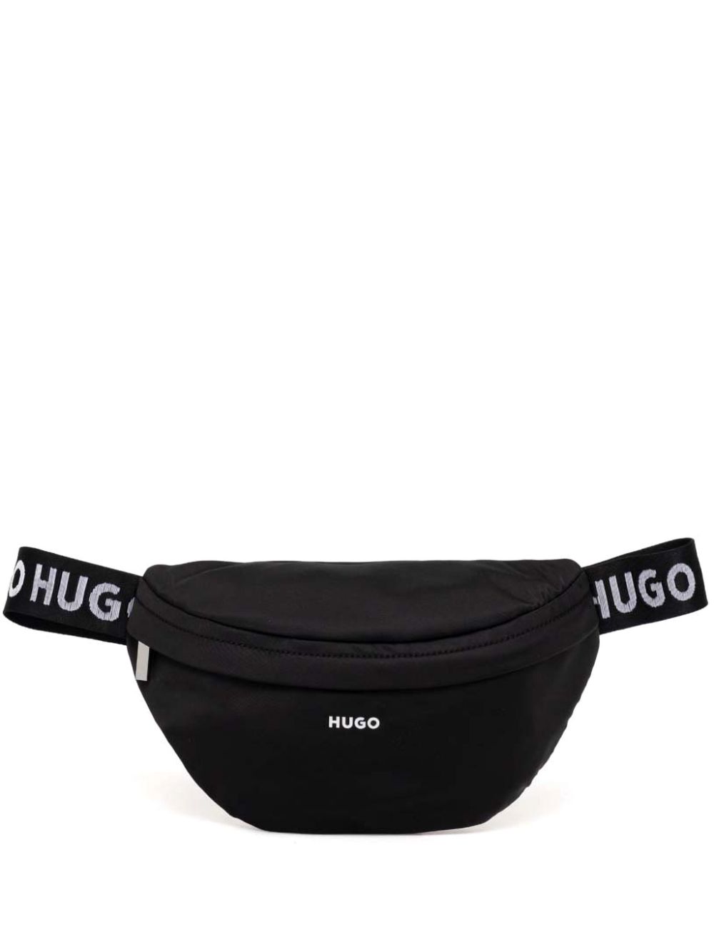 HUGO logo-lettering belt bag - Black